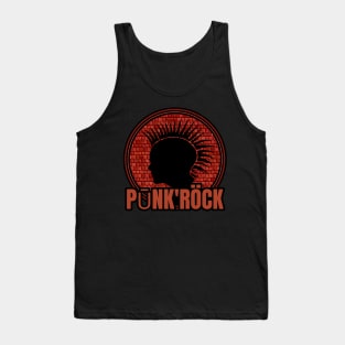 Punk rock circle Tank Top